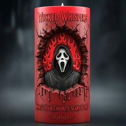 Branding From Classic Slashers LED Candle - Personalized Gifts For Horror Fans - Photo 5