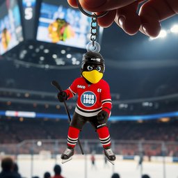 Festive Team Spirit Keychain – Personalized Gifts For Sports Lovers - Photo 2