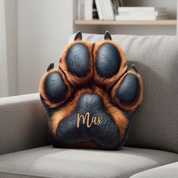 Dog Paw Shaped Pillow Personalized Gifts For Dog Lovers - Photo 2