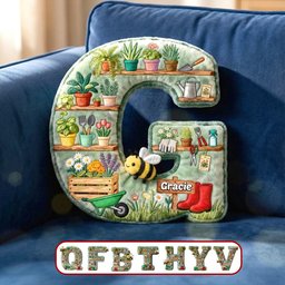 Dream Garden Shaped Pillow, Personalized Gifts For Gardening Lovers - Photo 1