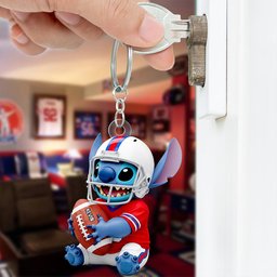 Football Tropical Alien Acrylic Keychain - Personalized Gift For American Football Lover - Photo 2