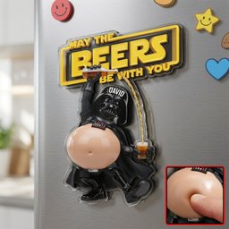 Funny Beers Warrior Anti-collision Acrylic Fridge Magnet - Personalized Gifts - Photo 2