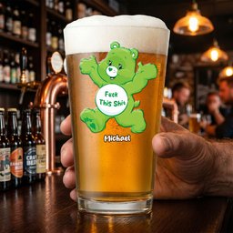 Funny Cute Beer Glass - Personalized Gifts - Photo 1