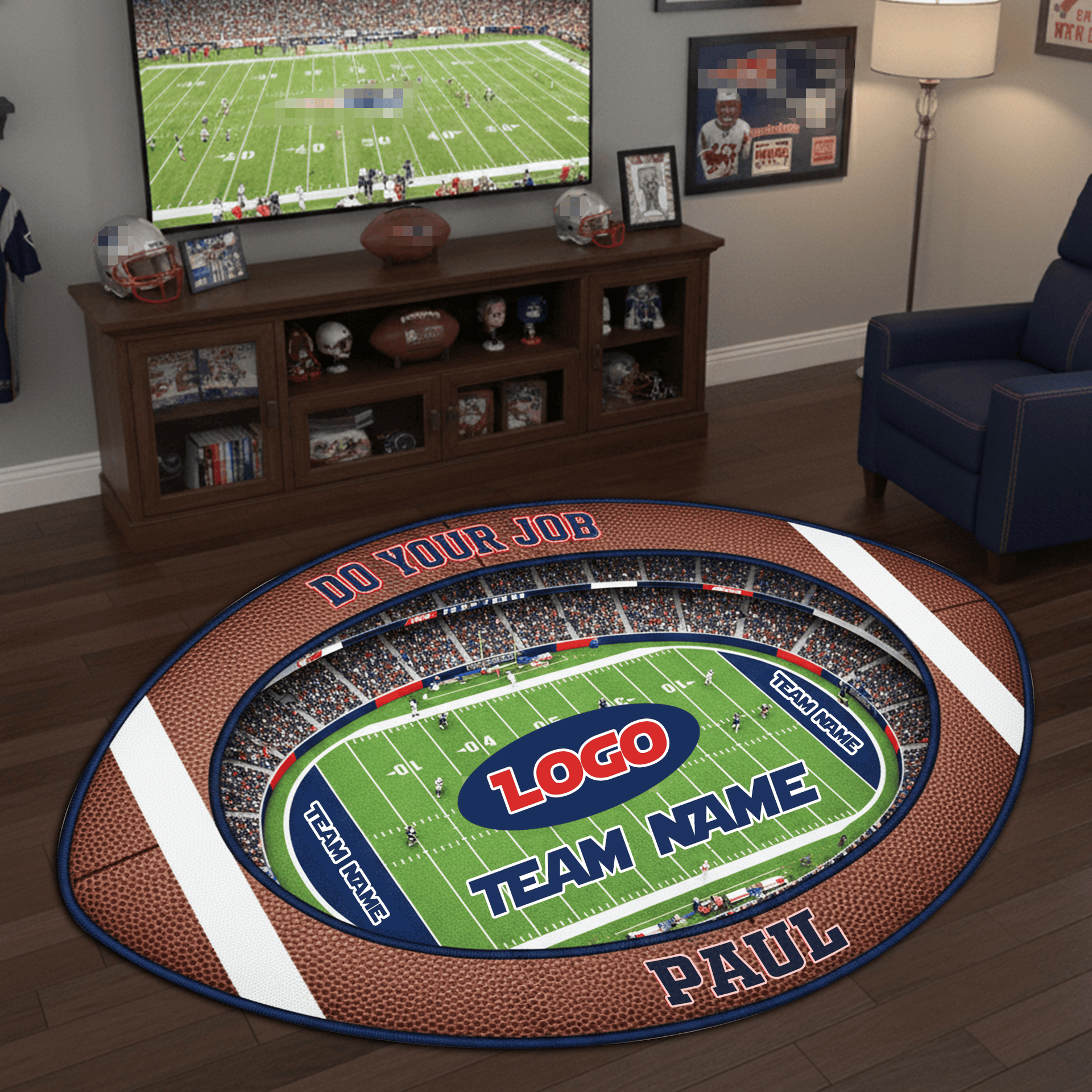Game Day Stadium Doormat - Personalized Gift For Sport Lovers