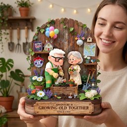 Gardening Couples Acrylic Plaque - Personalized Gifts For Couples - Photo 3