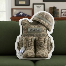 Honoring Heroes Pillow Personalized Gifts for Veterans - Photo 3