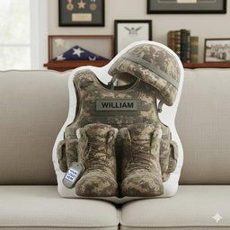 Honoring Heroes Pillow Personalized Gifts for Veterans - Photo 2