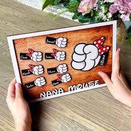 Mommy Wood Sign - Personalized Gifts For Mom Layered Wood Sign Stand - Photo 6