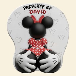 Naughty Couple Mouse Pad With Armrest - Personalized Gifts For Couple - Photo 2