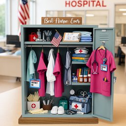 Nurse Personal Locker Acrylic Plaque Personalized Christmas Gifts For Nurse - Photo 4
