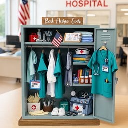 Nurse Personal Locker Acrylic Plaque Personalized Christmas Gifts For Nurse - Photo 2