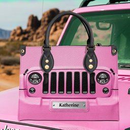 Holiday Offroad Spirit Leather Bag – Personalized Christmas Gift For Trail Lovers - Photo 2