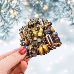 Personalized Gift For Firefighter Christmas Ornament - Photo 4