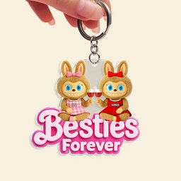 Personalized Gifts For Besties Keychain - Photo 5