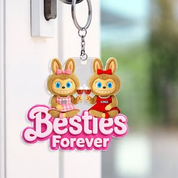 Personalized Gifts For Besties Keychain - Photo 4