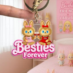 Personalized Gifts For Besties Keychain - Photo 3