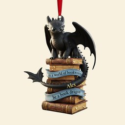 Personalized Gifts For Book Lovers Christmas Ornament - Photo 5