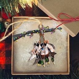Personalized Gifts For Duck Hunting Lovers Christmas Rifle Ornament - Photo 4