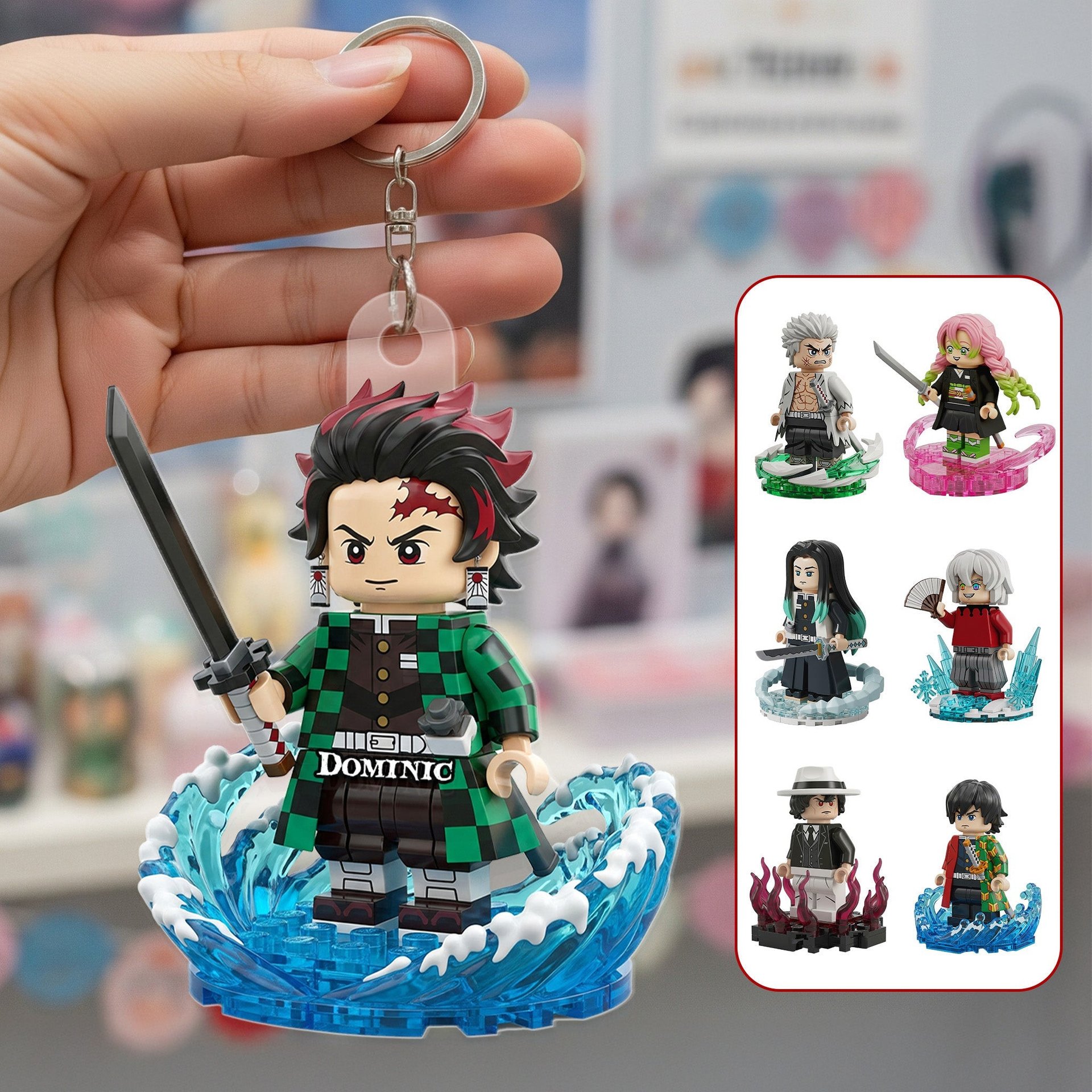 Personalized Gifts For Fans - Darkness Hunter Custom Shape Acrylic Keychain - Photo 1