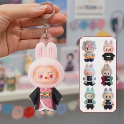 Personalized Gifts For Kids Custom Shape Acrylic Keychain - Photo 2