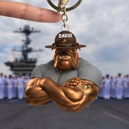 Holiday Heroes Keychain – Personalized Christmas Gifts For Proud Veterans - Photo 2