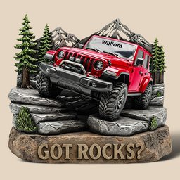 Rockin' Off-Road Life Acrylic Plaque - Personalized Gifts For Off-road Lovers - Photo 2