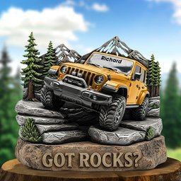 Rockin' Off-Road Life Acrylic Plaque - Personalized Gifts For Off-road Lovers - Photo 4