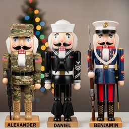 Service Pride Nutcracker Acrylic Plaque - Personalized Gifts For Veteran - Photo 1