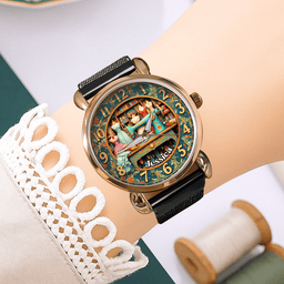 Sewing Machine Mesh Strap Watch - Personalized Gift For Sewing Lovers - Photo 3