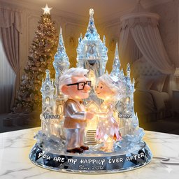 Shimmering Fairytales Couple Acrylic Light Box, Personalized Gifts For Couple - Photo 1