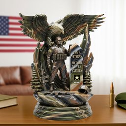 Strong Veteran Plaque - Personalized Christmas Gifts For Veteran - Photo 1