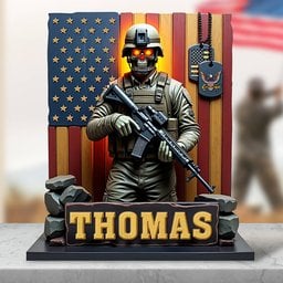 Veterans Military Plaque- Personalized Gifts For Veteran - Photo 3