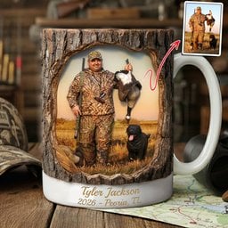 Hunting Life Coffee Mug - Personalized Custom Photo Gifts For Hunters - Photo 3