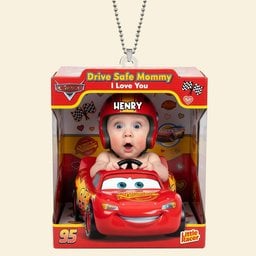 Drive Safe Mommy Car Car Ornament - Custom Photo Gifts For Mom Car Ornament - Photo 5