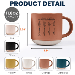 Grow An Old Friend - Personalized Pottery Mug - Photo 6