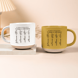 Grow An Old Friend - Personalized Pottery Mug - Photo 1