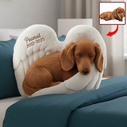 Dog Heaven Custom Shaped Pillow - Custom Photo Gifts For Dog Lover