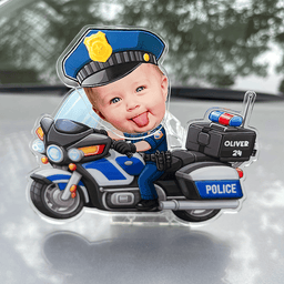 Police Shaking Head Standee - Custom Photo Gifts For Dad Cute Gifts – view 2