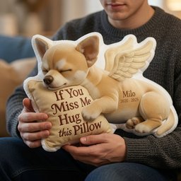 Dog Memorial Custom Shaped Pillow - Custom Photo Gifts For Dog Lover – view 3