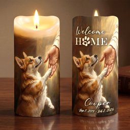 Heaven Dog LED Candle - Custom Photo Gifts For Dog Lovers – view 2