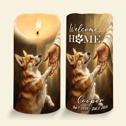 Heaven Dog LED Candle - Custom Photo Gifts For Dog Lovers – view 4
