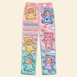 Grandma's Love Pajama Pants - Custom Photo Gifts For Grandmas – view 3