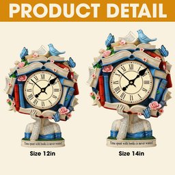 Cute Cat Custom Photo Acrylic Hanging Wall Clock - Gifts For Cat Lovers – view 5