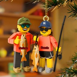 Personalized Gifts For Fishing Lovers, Fishing Custom Photo Acrylic Ornament – view 3