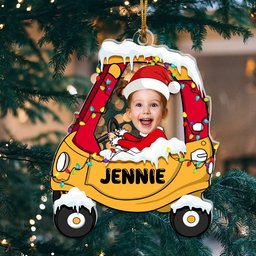 Custom Photo Gift For Kid Christmas Ornament – view 2