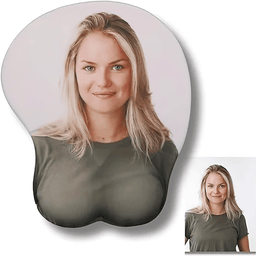 Custom Photo Gifts For Couple, 3D Mouse Pad With Armrest – view 6