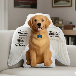 Dog Memorial Pillow Custom Photo Gifts For Dog Lovers – view 4