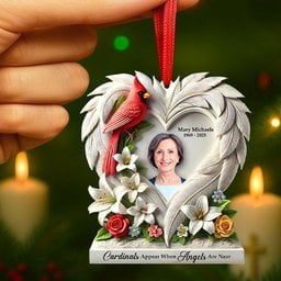 Memorial Heaven Ornament - Custom Photo Gifts For Loved Ones – view 2