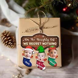 Custom Photo Gifts For Kids Christmas Ornament – view 2