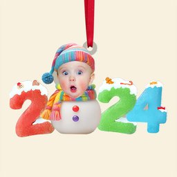 Custom Photo Gifts For Kids Christmas Ornament 01katn011124 Baby First Christmas – view 5